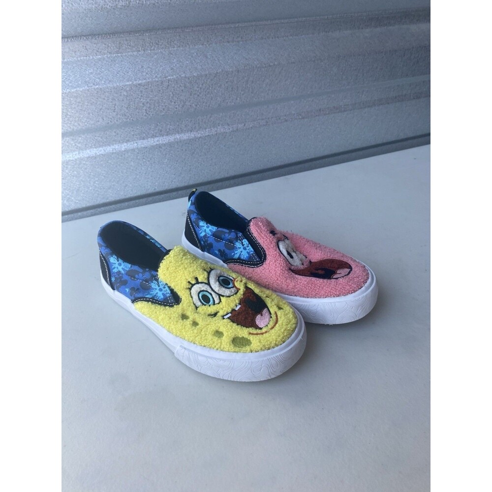 SpongeBob SquarePants Patrick Plush Slip On Shoes Mismatched Toddler Kids 13